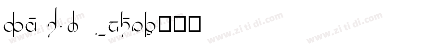 Free 3 of 9 Extend字体转换